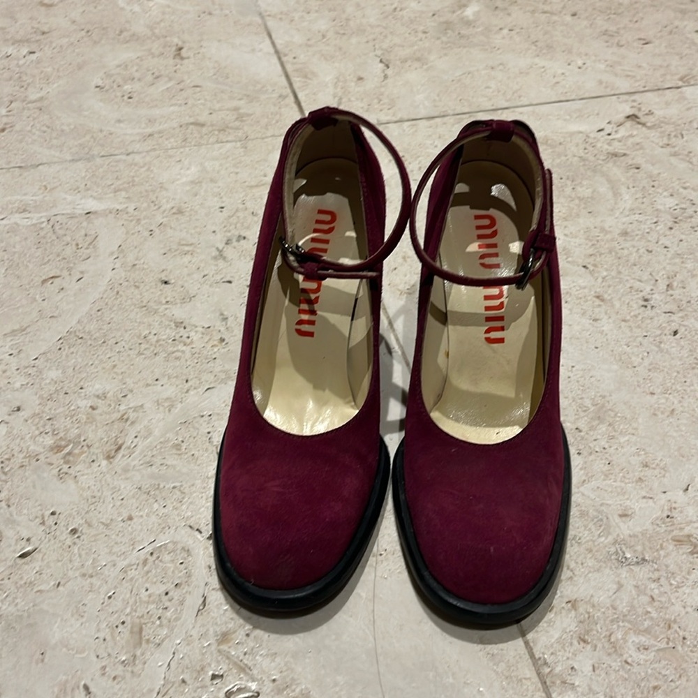 Miu Miu Maryjane chunky heels
